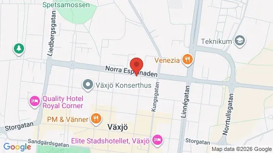Bostadsrätter till salu i Växjö - Bild från Google Street View