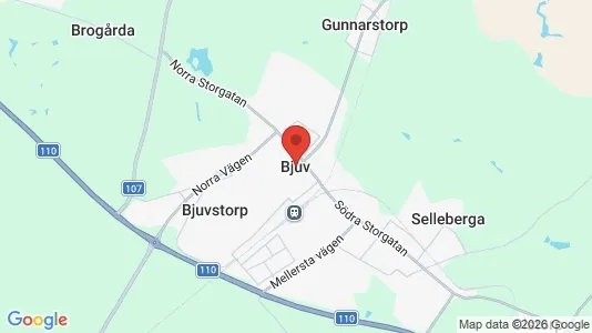 Hus till salu i Bjuv - Bild från Google Street View