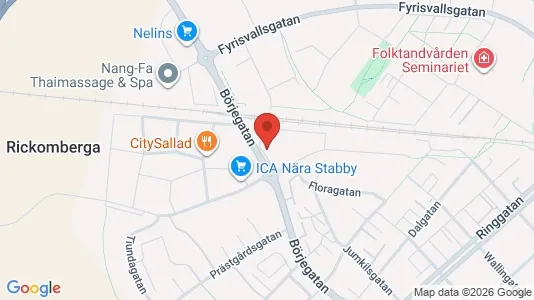 Lägenheter till salu i Uppsala - kort over placeringen