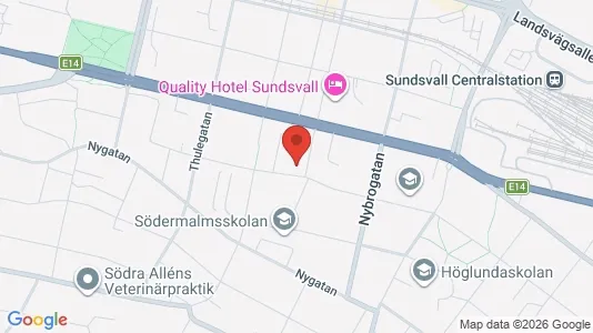 Lägenheter till salu i Sundsvall - Bild från Google Street View