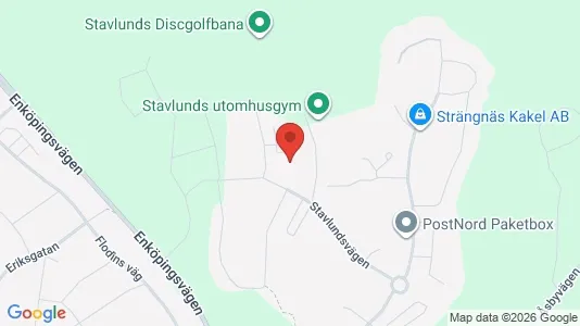 Lägenheter att hyra i Strängnäs - kort over placeringen