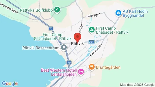 Tomter till salu i Rättvik - Bild från Google Street View