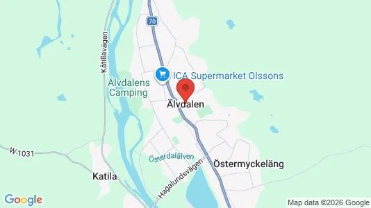 Hus till salu i Älvdalen - Bild från Google Street View