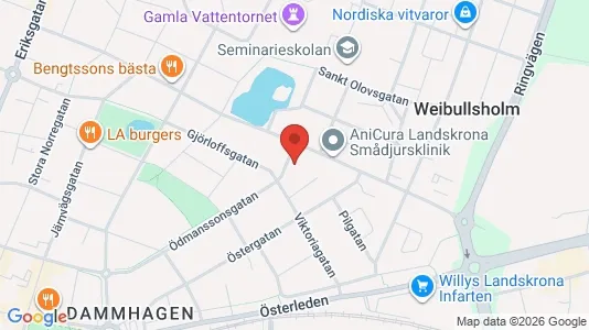 Lägenheter till salu i Landskrona - Bild från Google Street View