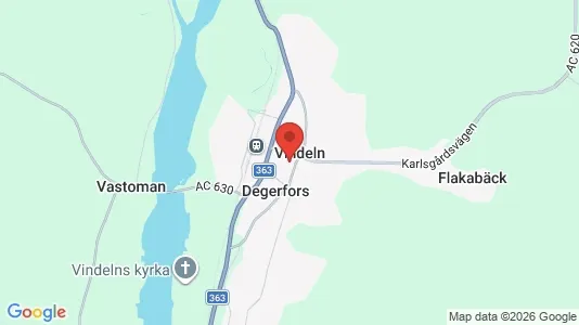 Hus till salu i Vindeln - Bild från Google Street View