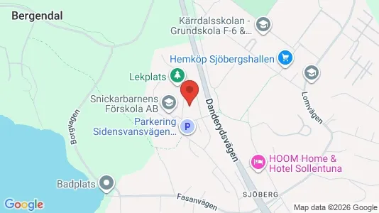 Lägenheter till salu i Sollentuna - kort over placeringen