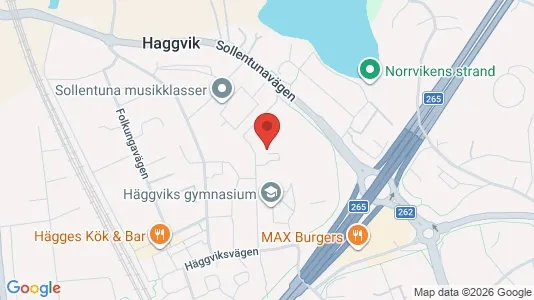 Bostadsrätter till salu i Sollentuna - kort over placeringen