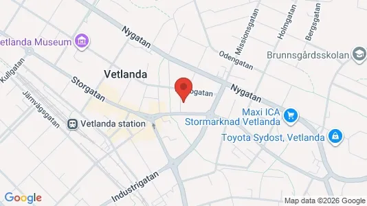 Lägenheter att hyra i Vetlanda - Bild från Google Street View