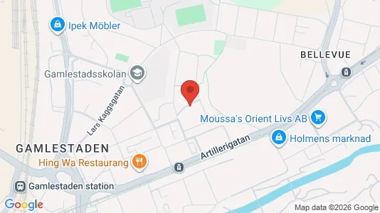 Bostadsrätter till salu i Göteborg Östra - kort over placeringen