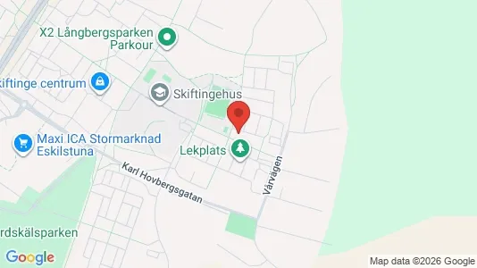Lägenheter att hyra i Eskilstuna - kort over placeringen
