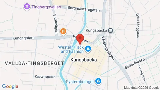 Lägenheter till salu i Kungsbacka - kort over placeringen