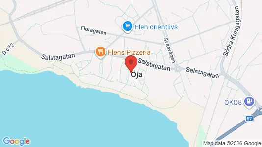 Lägenheter att hyra i Flen - kort over placeringen