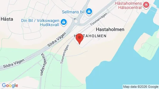 Lägenheter att hyra i Hudiksvall - Bild från Google Street View
