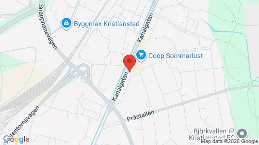 Lägenheter att hyra i Kristianstad - Bild från Google Street View
