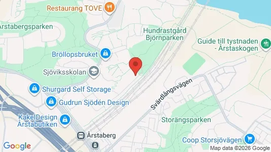 Bostadsrätter till salu i Södermalm - kort over placeringen