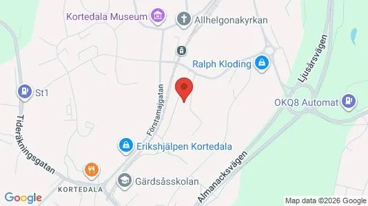 Bostadsrätter till salu i Göteborg Östra - kort over placeringen