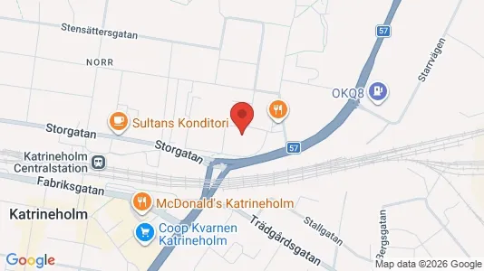 Lägenheter att hyra i Katrineholm - Bild från Google Street View