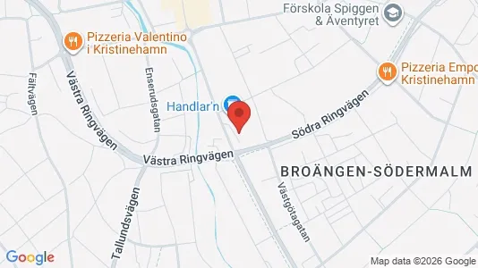 Bostadsrätter till salu i Kristinehamn - kort over placeringen