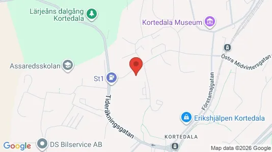 Bostadsrätter till salu i Göteborg Östra - kort over placeringen