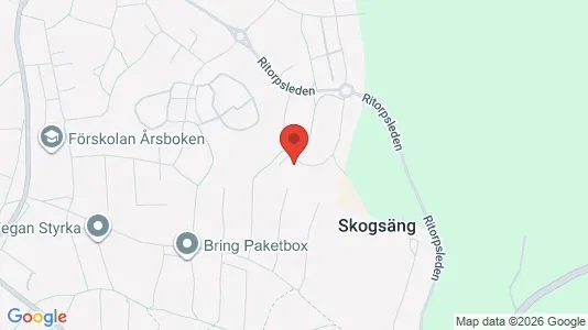 Bostadsrätter till salu i Södertälje - kort over placeringen