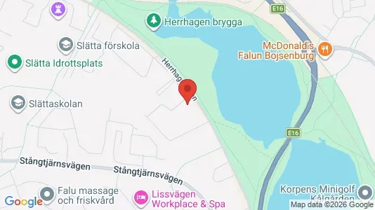 Bostadsrätter till salu i Falun - kort over placeringen