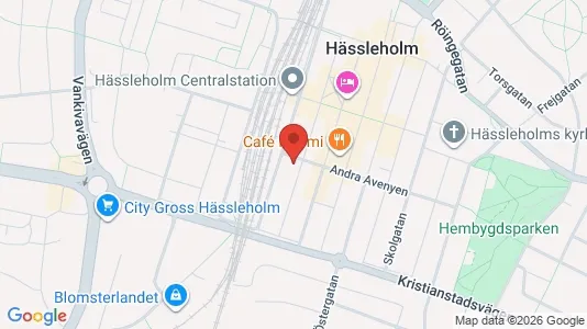 Lägenheter att hyra i Hässleholm - Bild från Google Street View