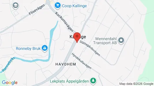 Bostadsrätter till salu i Ronneby - kort over placeringen