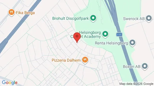 Bostadsrätter till salu i Helsingborg - kort over placeringen