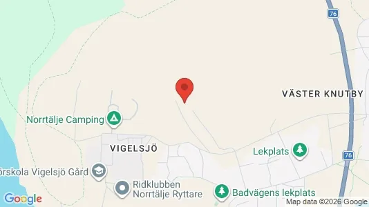 Bostadsrätter till salu i Norrtälje - kort over placeringen