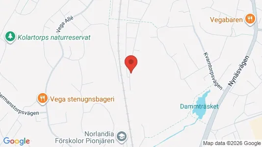 Bostadsrätter till salu i Haninge - kort over placeringen