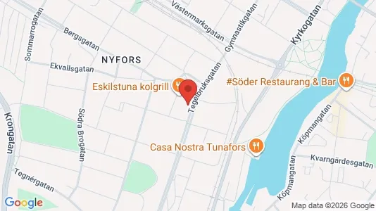 Bostadsrätter till salu i Eskilstuna - kort over placeringen