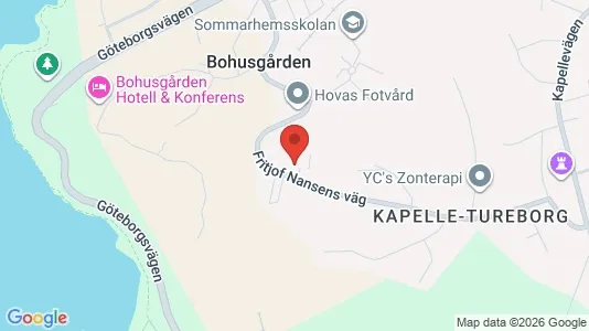 Bostadsrätter till salu i Uddevalla - kort over placeringen