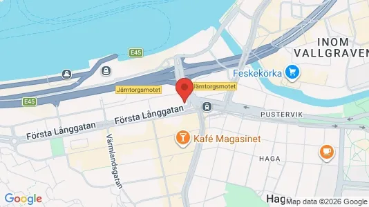 Lägenheter till salu i Göteborg Centrum - kort over placeringen