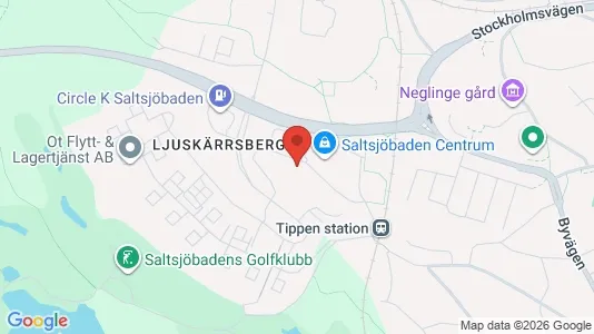 Lägenheter att hyra i Nacka - kort over placeringen