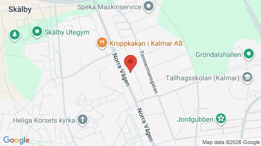Lägenheter till salu i Kalmar - kort over placeringen