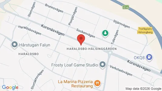 Bostadsrätter till salu i Falun - kort over placeringen