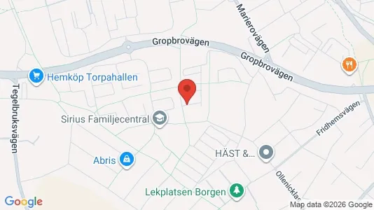 Bostadsrätter till salu i Vänersborg - kort over placeringen