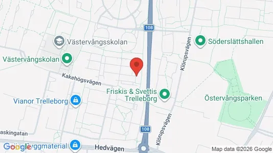 Bostadsrätter till salu i Trelleborg - kort over placeringen