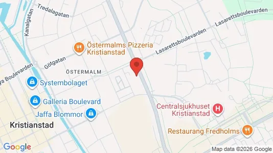Lägenheter att hyra i Kristianstad - Bild från Google Street View