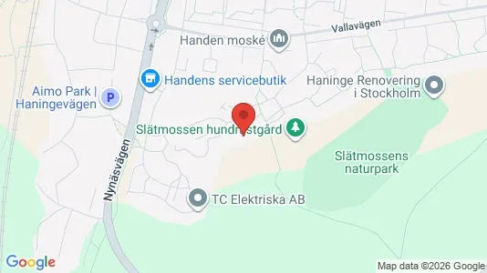 Lägenheter till salu i Haninge - kort over placeringen