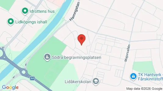 Lägenheter till salu i Lidköping - kort over placeringen