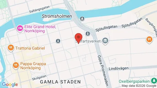 Lägenheter till salu i Norrköping - kort over placeringen