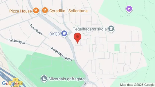 Lägenheter till salu i Sollentuna - kort over placeringen