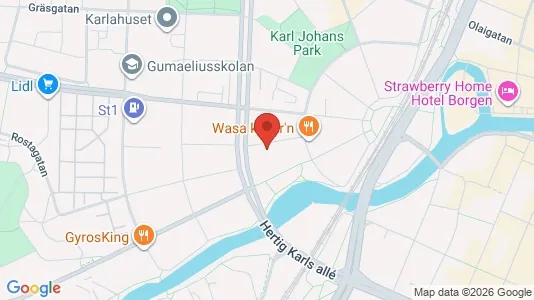 Bostadsrätter till salu i Örebro - kort over placeringen