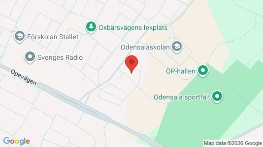 Bostadsrätter till salu i Östersund - kort over placeringen