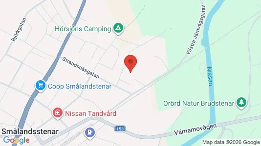 Bostadsrätter till salu i Gislaved - kort over placeringen