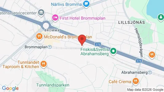 Bostadsrätter till salu i Västerort - kort over placeringen