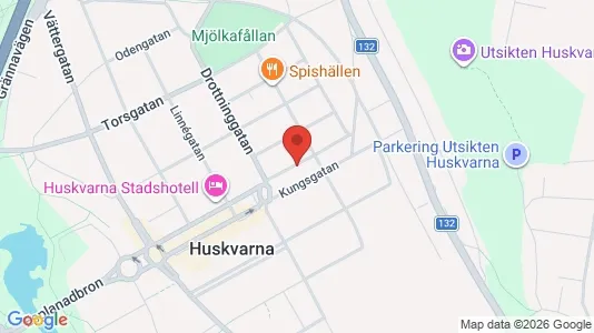 Rum att hyra i Jönköping - kort over placeringen