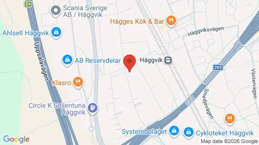 Lägenheter till salu i Sollentuna - kort over placeringen