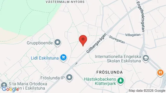 Lägenheter att hyra i Eskilstuna - kort over placeringen